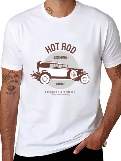 Camiseta Gráfica Hot Rod Legendaria