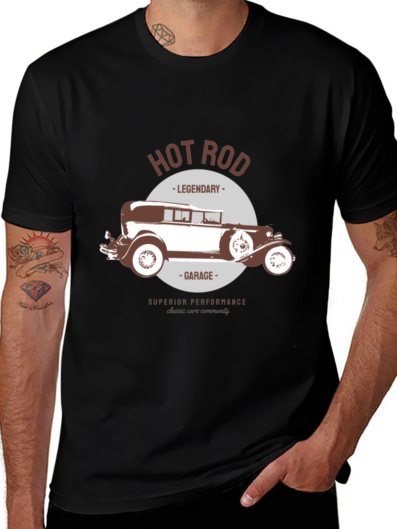 Camiseta Gráfica Hot Rod Legendaria