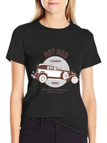 Camiseta Gráfica Hot Rod Legendaria