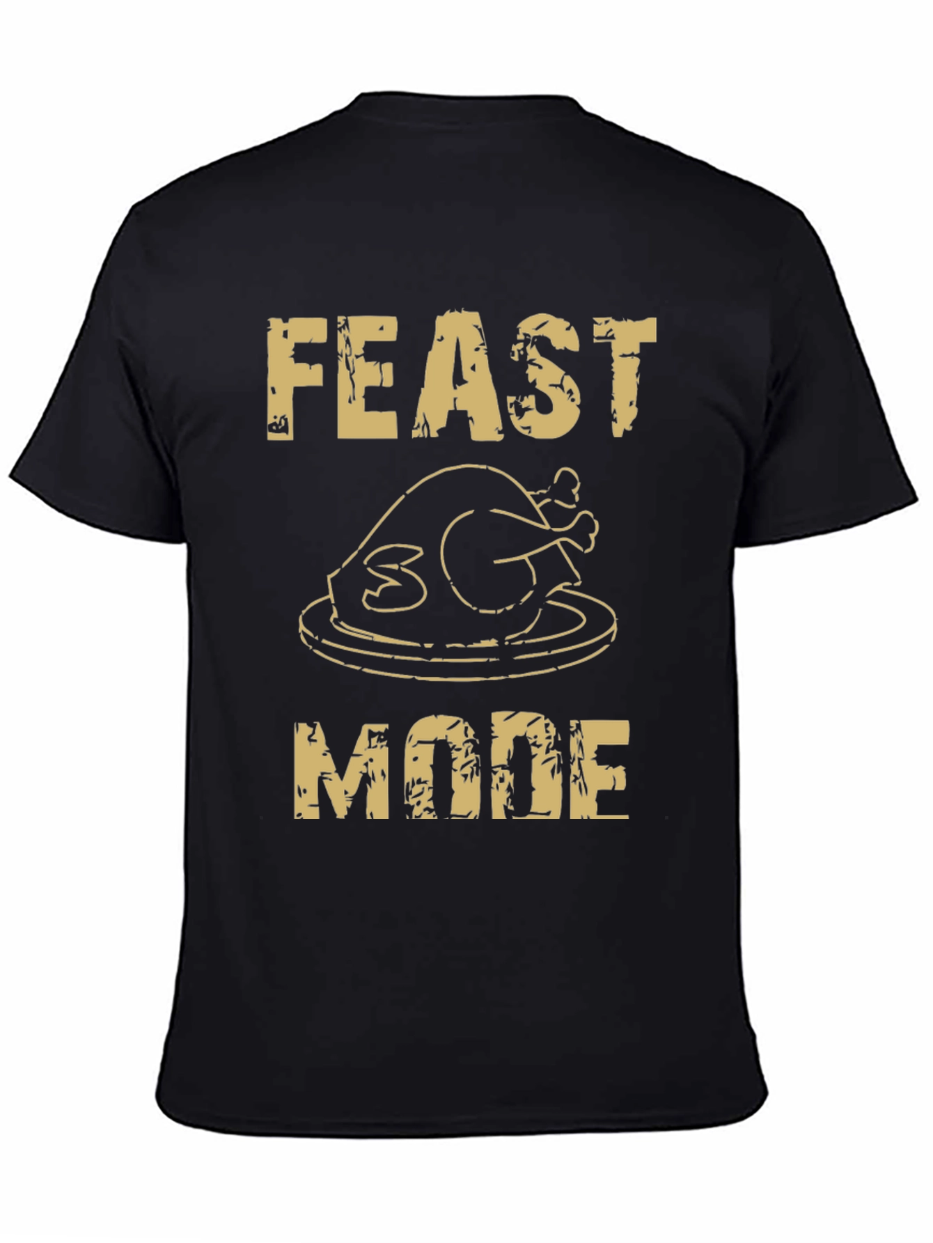 Camiseta Negra Festín Mode Acción de Gracias