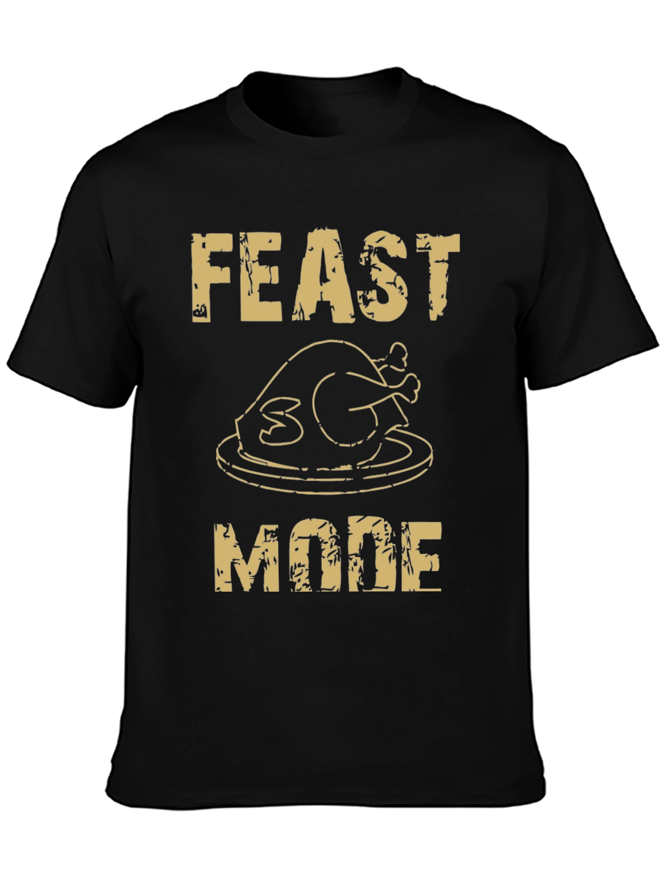 Camiseta Negra Festín Mode Acción de Gracias