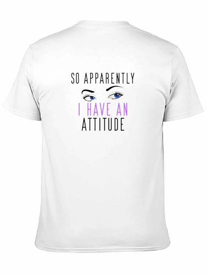 Camiseta Negra con Diseño Actitud