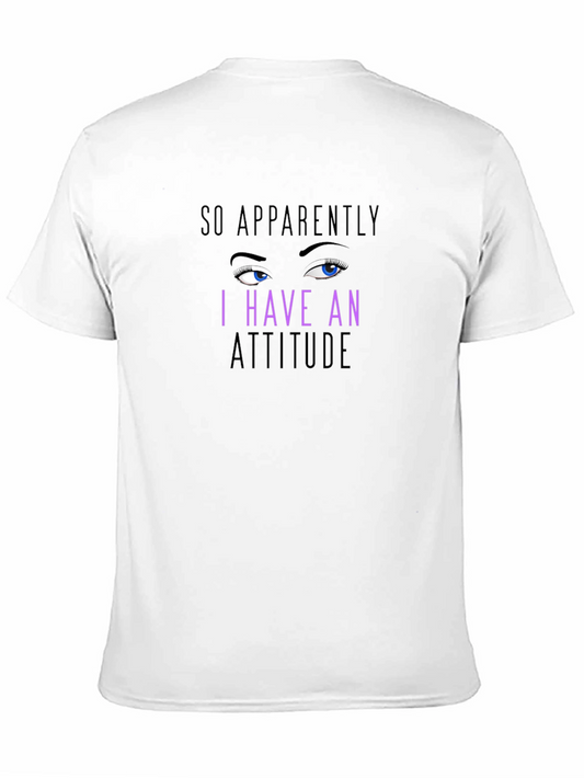 Camiseta Negra con Diseño Actitud