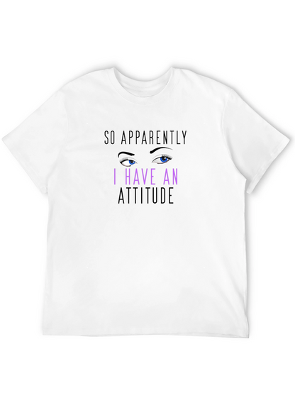 Camiseta Negra con Diseño Actitud