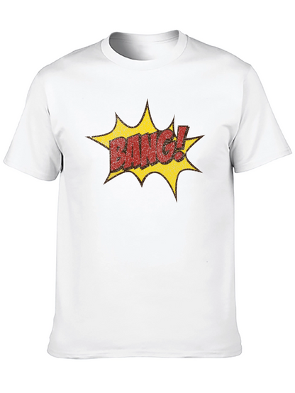 Camiseta Negra Estilo Cómic BANG!