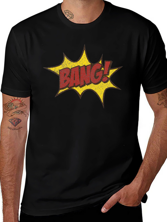 Camiseta Negra Estilo Cómic BANG!