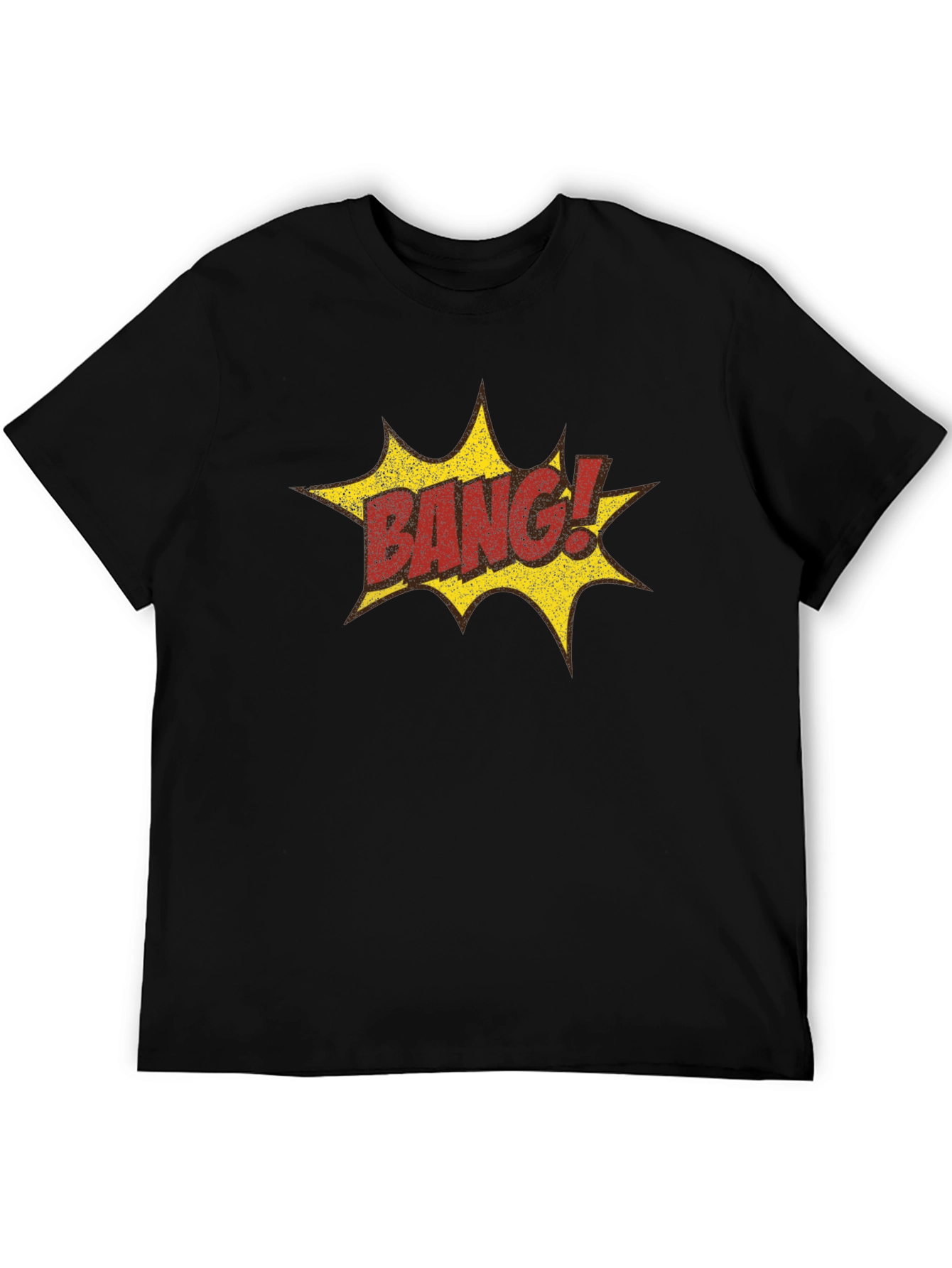 Camiseta Negra Estilo Cómic BANG!