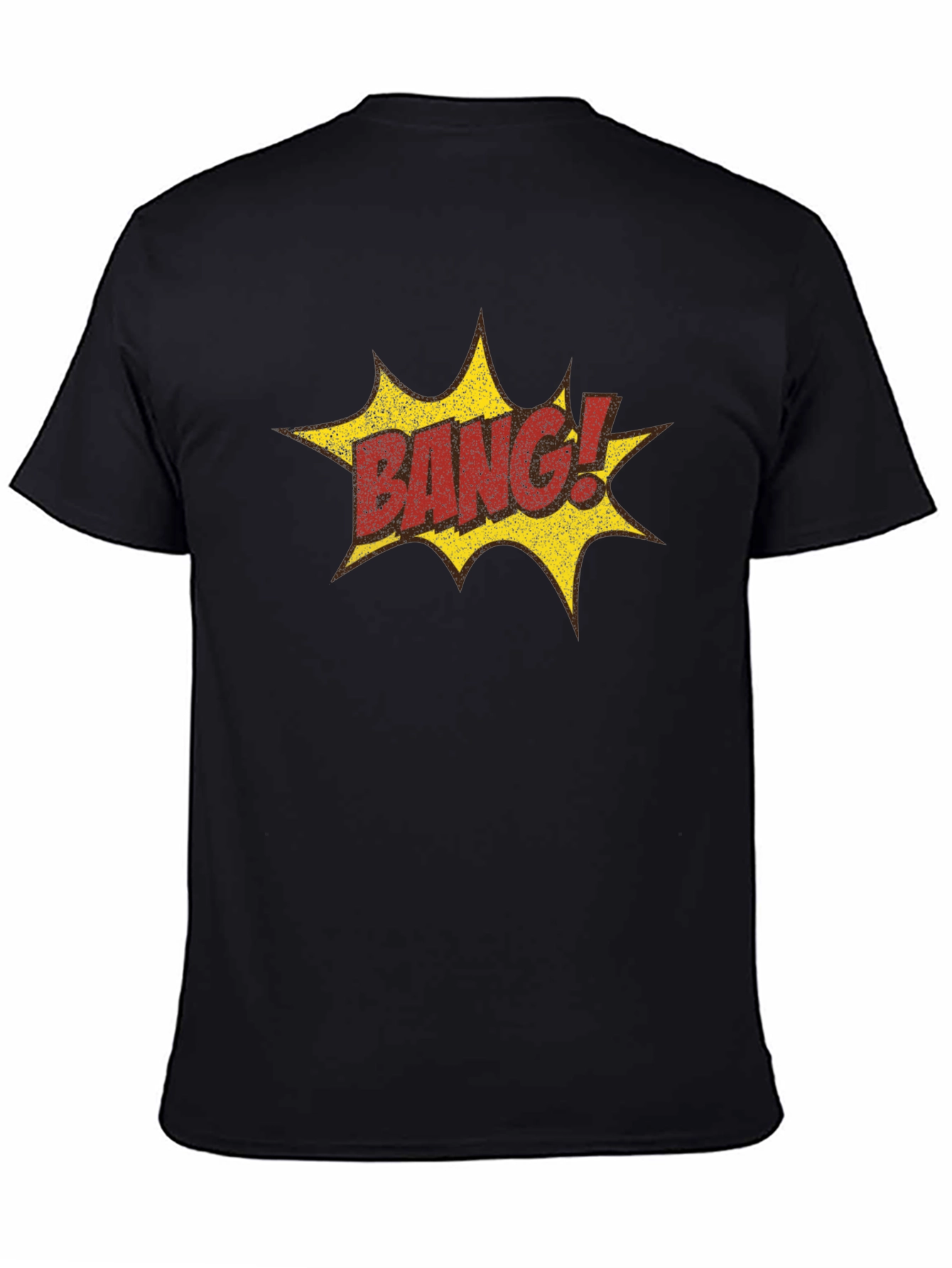 Camiseta Negra Estilo Cómic BANG!