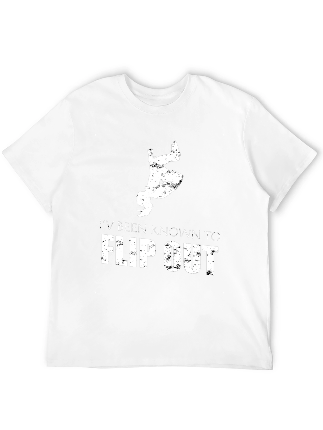 Camiseta Hombre Flip Out Negra