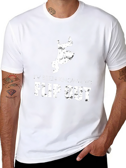 Camiseta Hombre Flip Out Negra