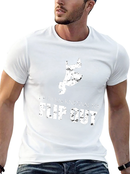 Camiseta Hombre Flip Out Negra