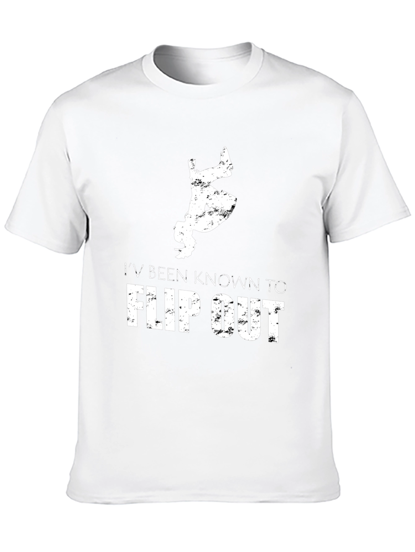 Camiseta Hombre Flip Out Negra