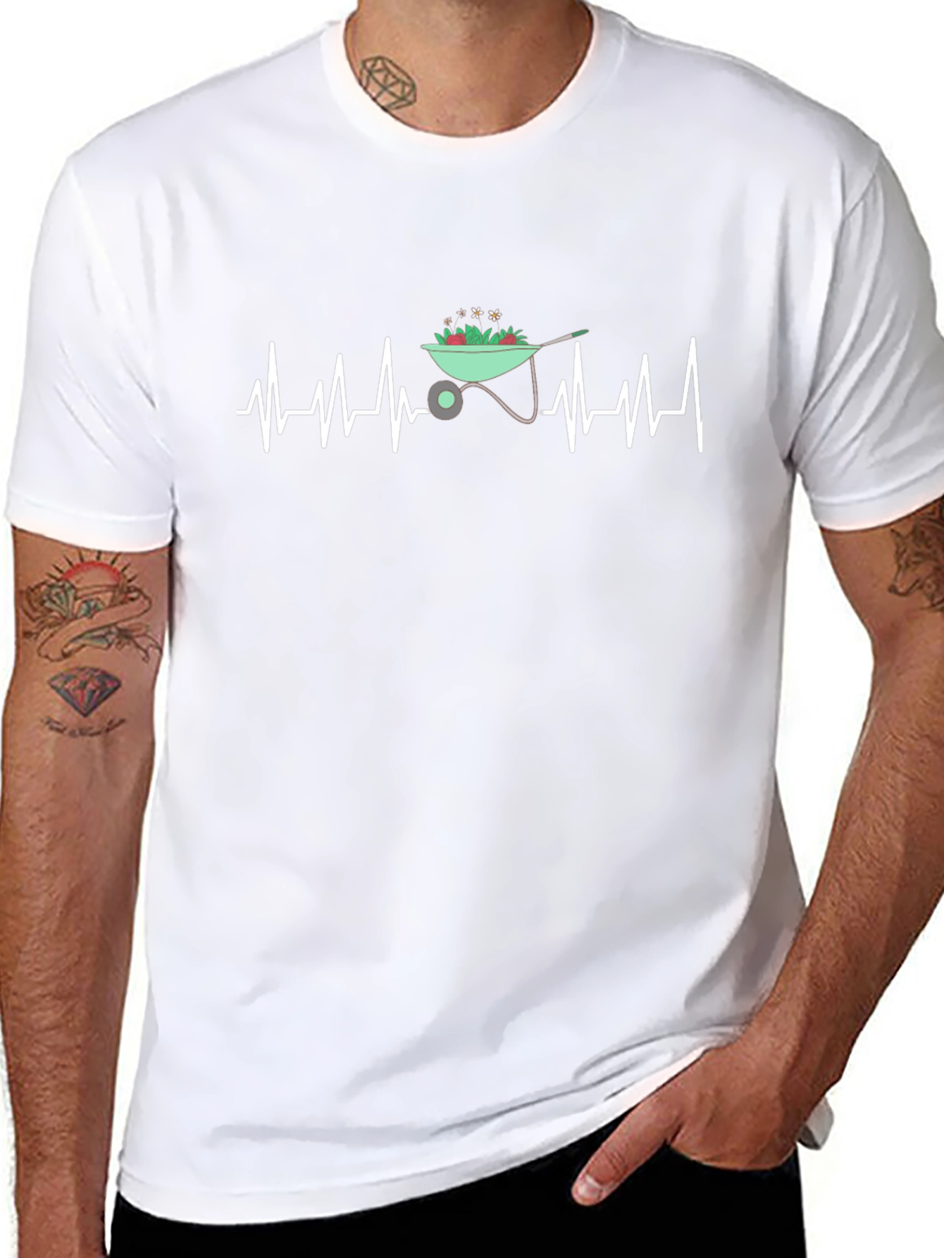 Camiseta Negra Jardinería ECG