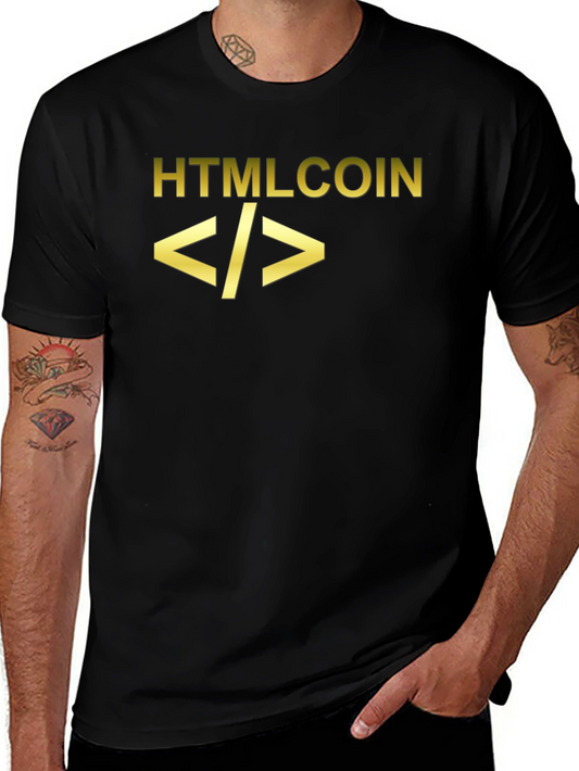Camiseta HTMLCOIN - Diseño de Programación para Desarrolladores