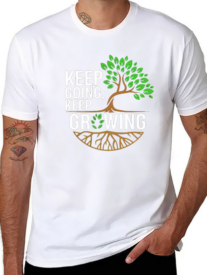 Camiseta Negra: Sigue Adelante Sigue Creciendo