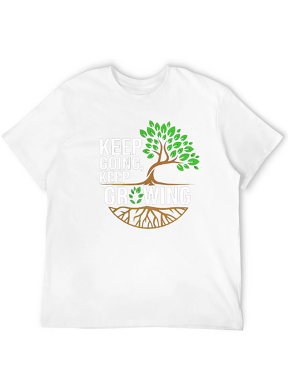Camiseta Negra: Sigue Adelante Sigue Creciendo