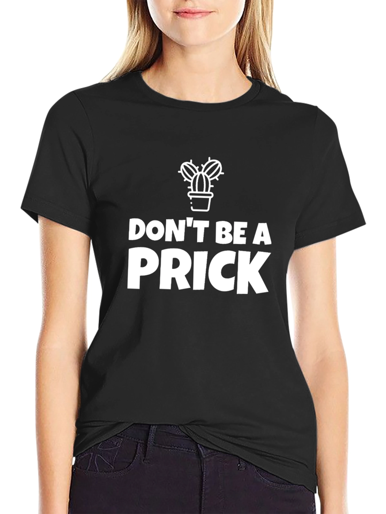 Camiseta Negra Dont Be a Prick