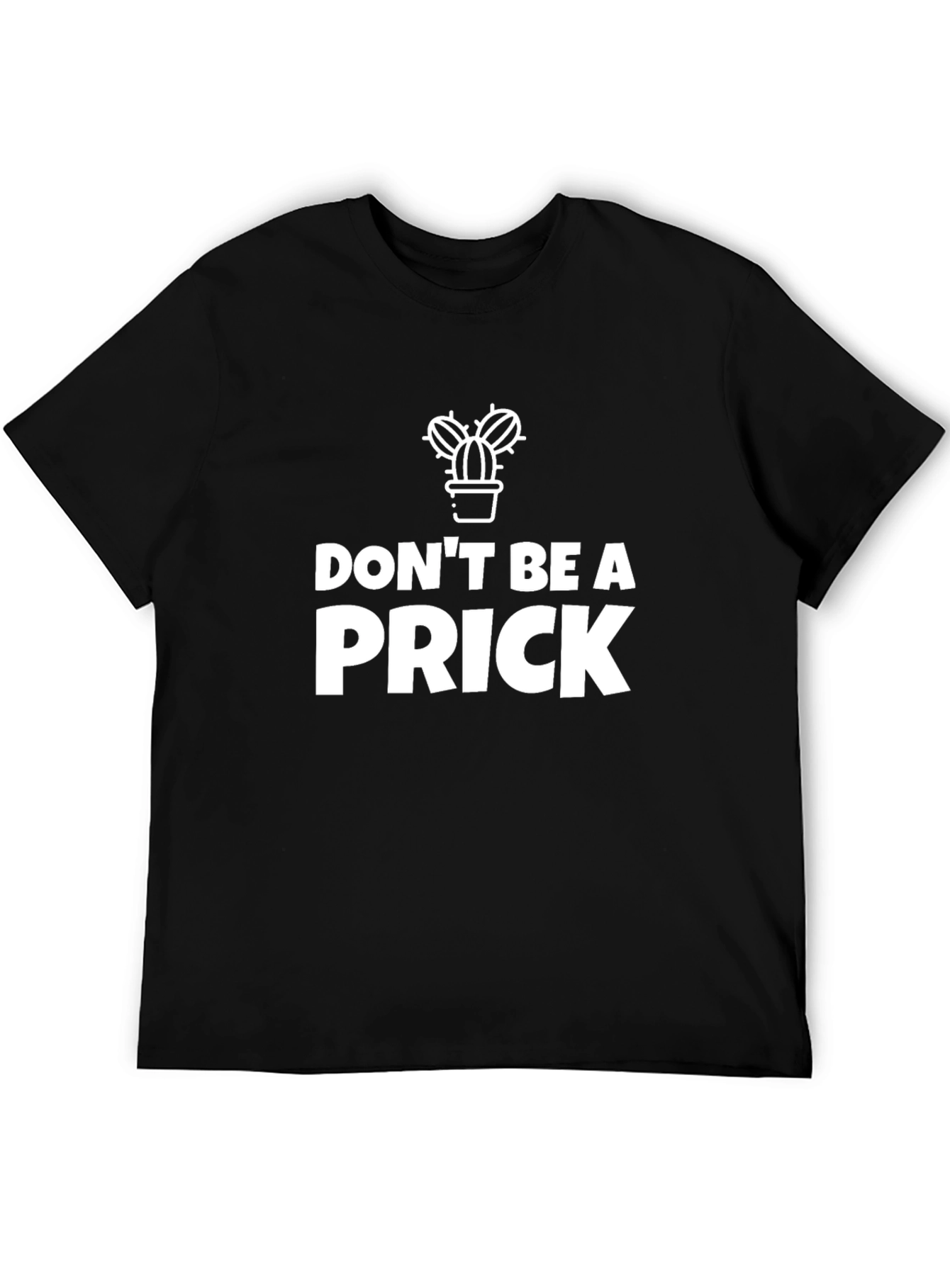 Camiseta Negra Dont Be a Prick