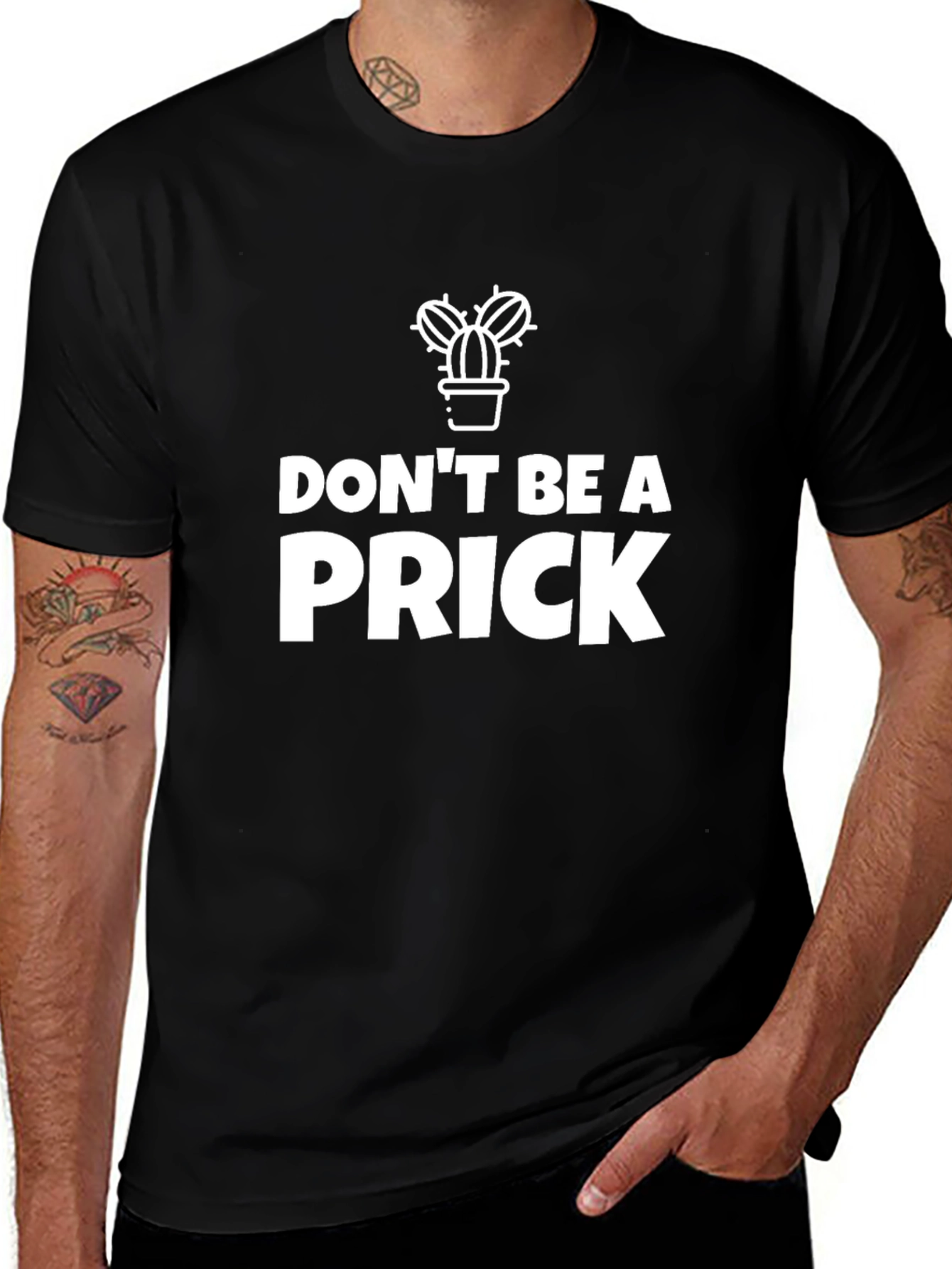 Camiseta Negra Dont Be a Prick