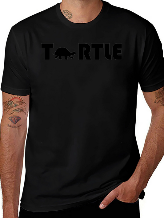 Camiseta Negra Turtle para Hombre
