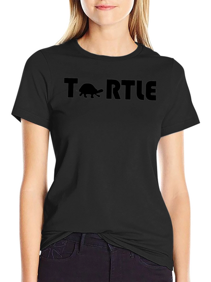 Camiseta Negra Turtle para Hombre