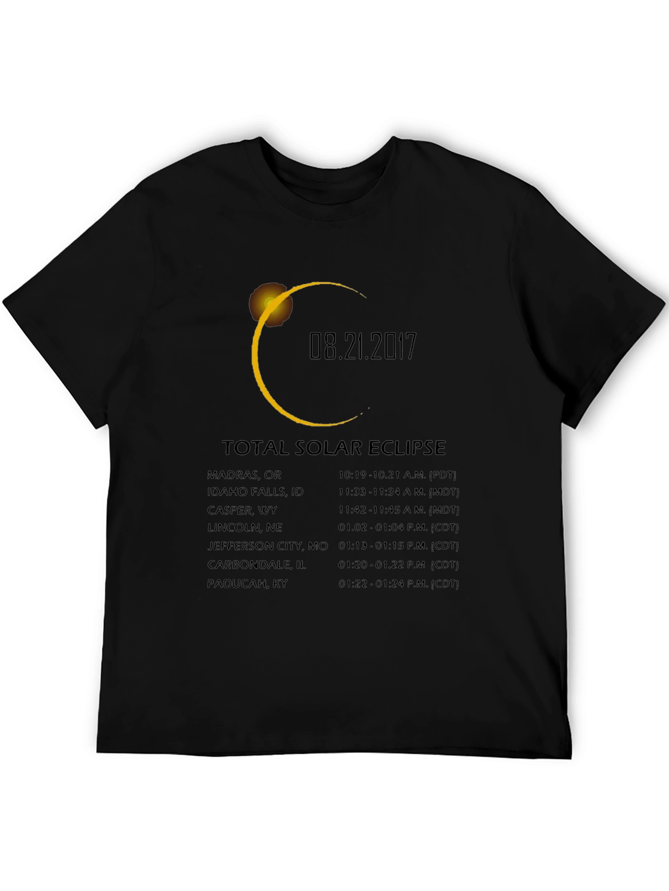 Camiseta Eclipse Solar Total 2017