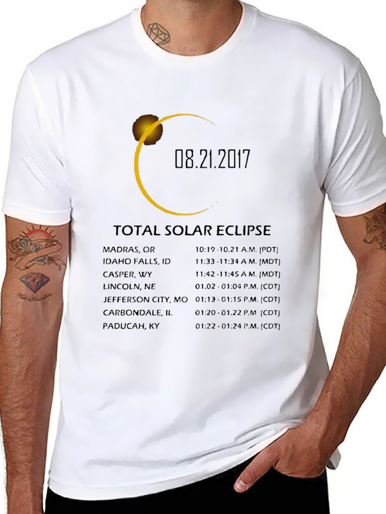 Camiseta Eclipse Solar Total 2017