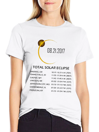 Camiseta Eclipse Solar Total 2017