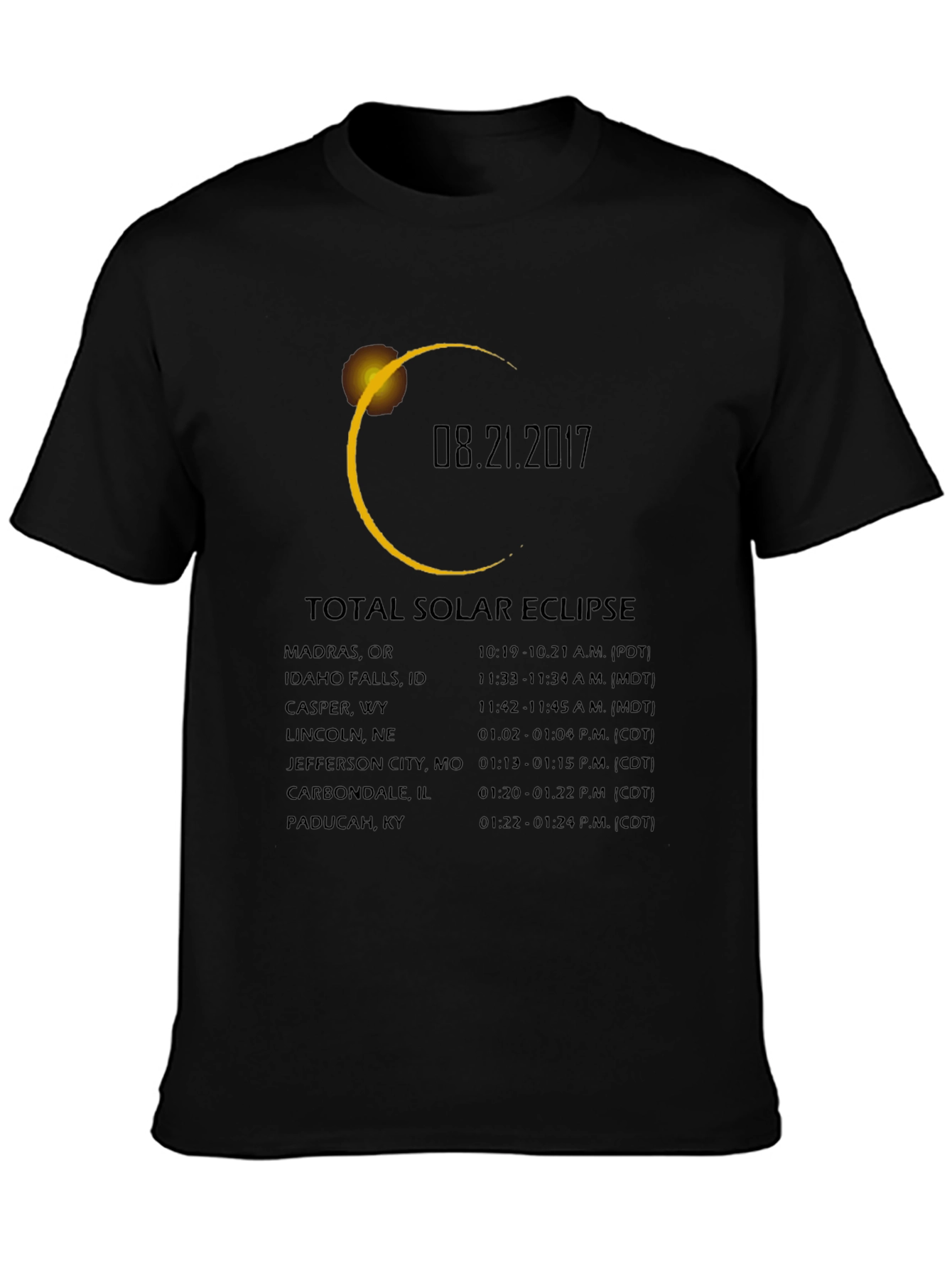 Camiseta Eclipse Solar Total 2017