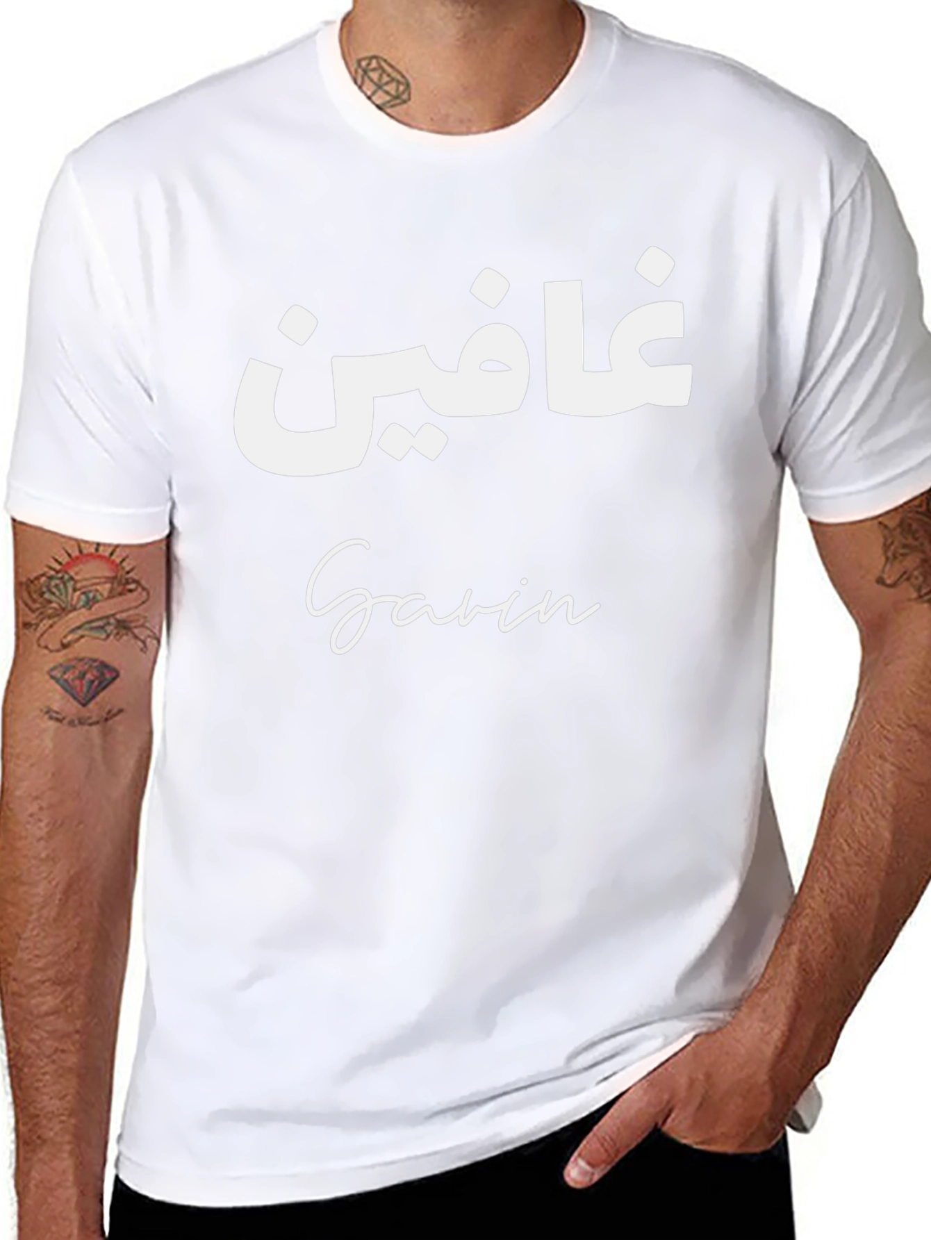 Camiseta Negra con Texto Personalizado