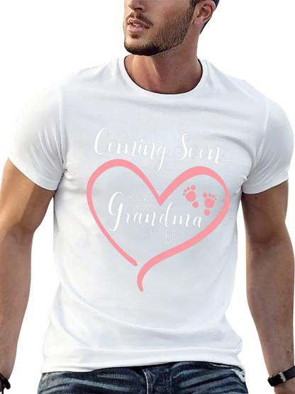 Camiseta Negra Coming Soon New Grandma