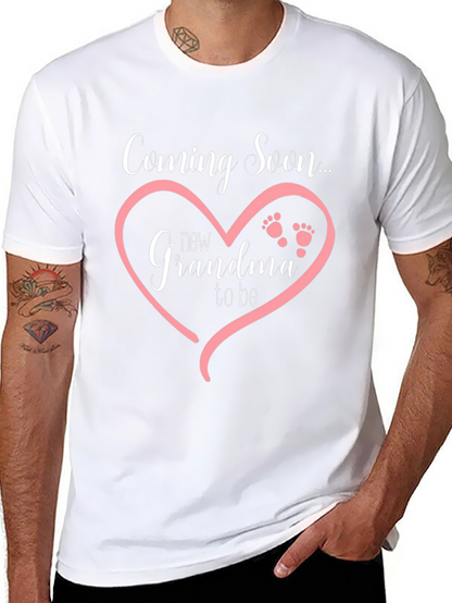 Camiseta Negra Coming Soon New Grandma
