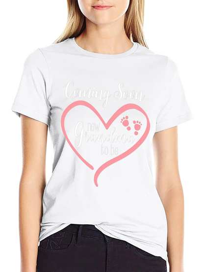 Camiseta Negra Coming Soon New Grandma