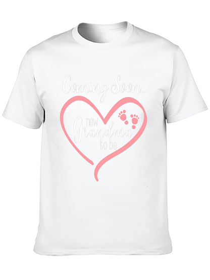 Camiseta Negra Coming Soon New Grandma