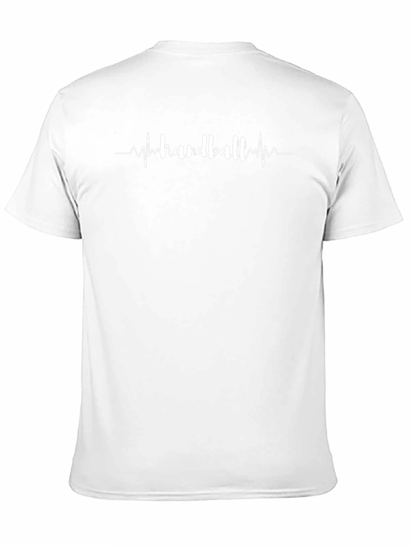 Camiseta Negra Handball Latido del Corazón