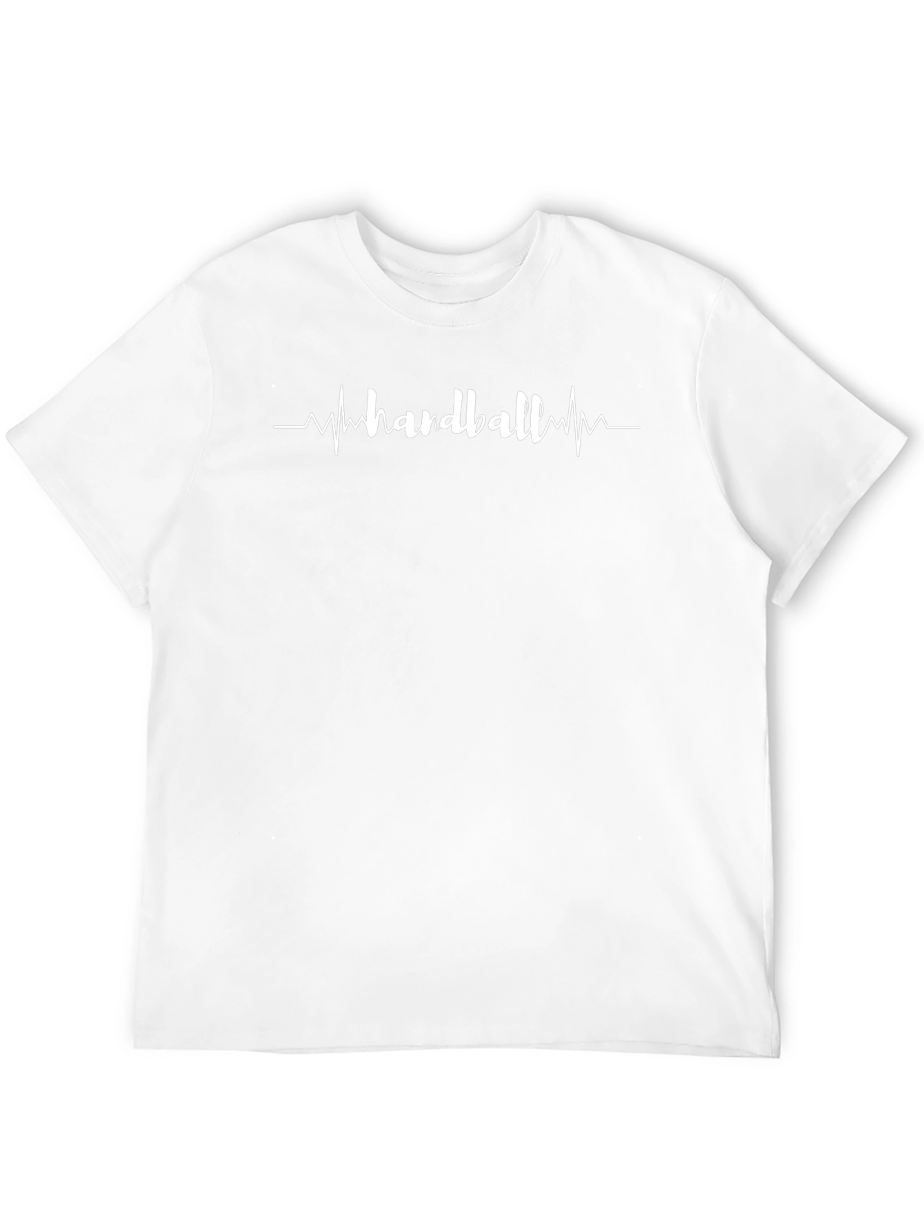 Camiseta Negra Handball Latido del Corazón