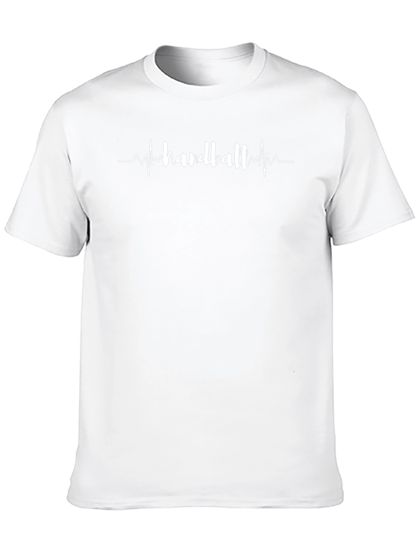 Camiseta Negra Handball Latido del Corazón