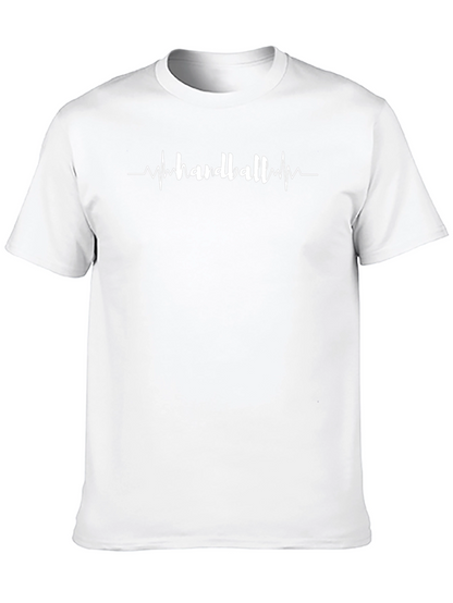 Camiseta Negra Handball Latido del Corazón