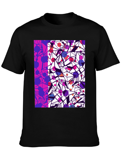 Camiseta Hombre Diseño Geométrico Moderno