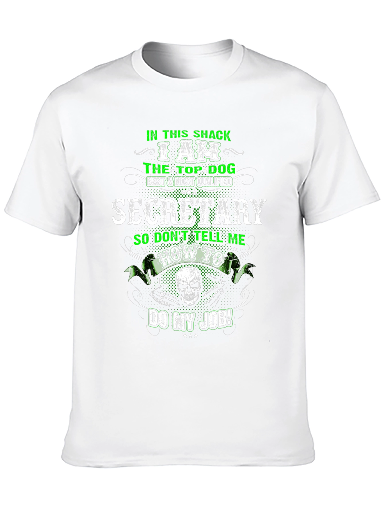 Camiseta Negra Secretario Top Dog