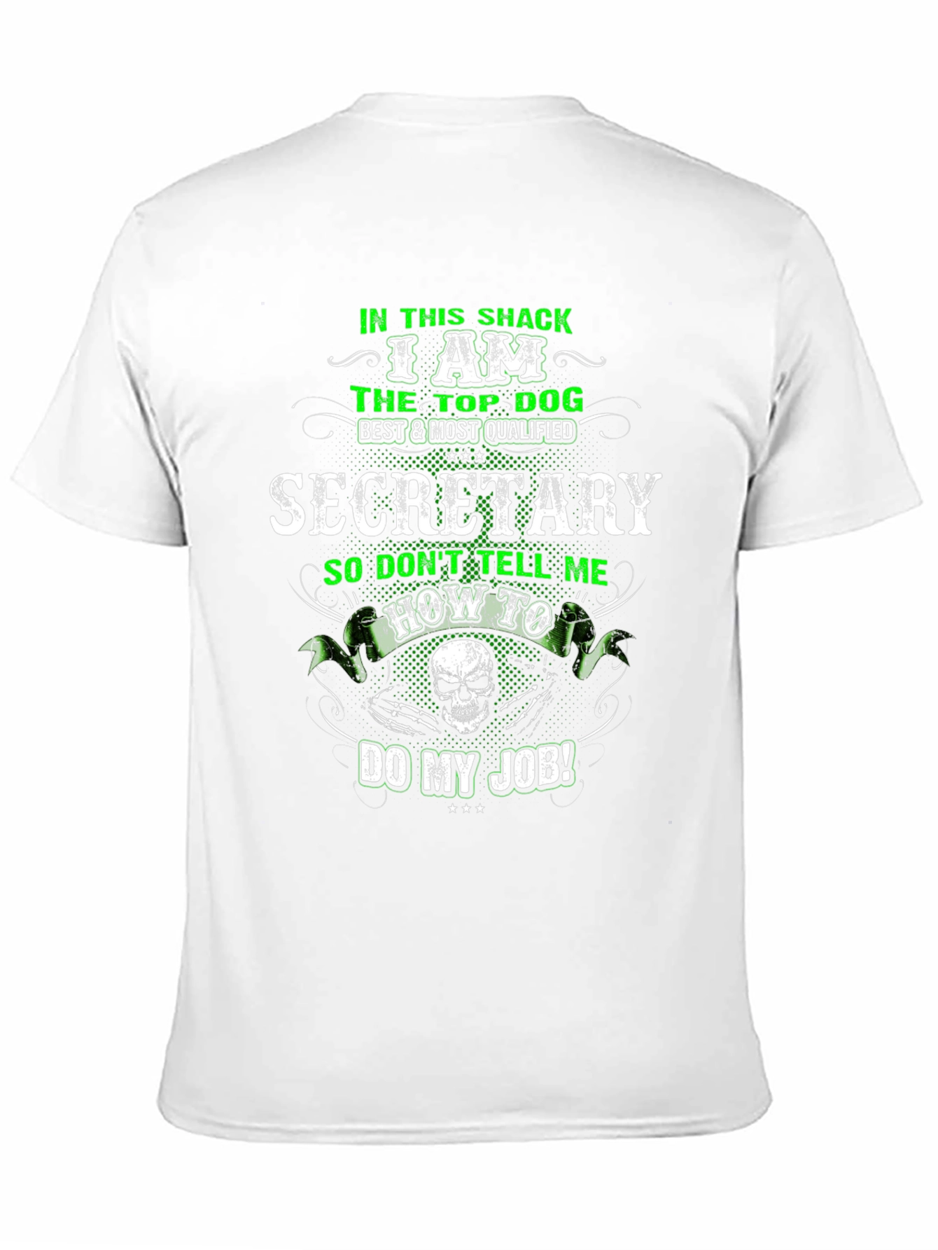 Camiseta Negra Secretario Top Dog