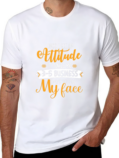 Camiseta Negra con Diseño Gracioso Actitud