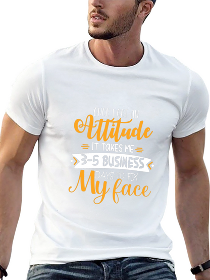 Camiseta Negra con Diseño Gracioso Actitud