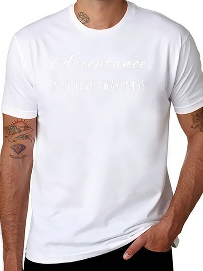 Camiseta Negra: Aceptación No Solo Conciencia