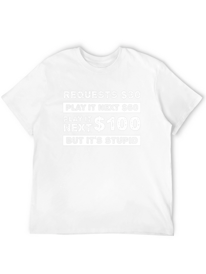 Camiseta Negra: ¡El Juego Estúpido!