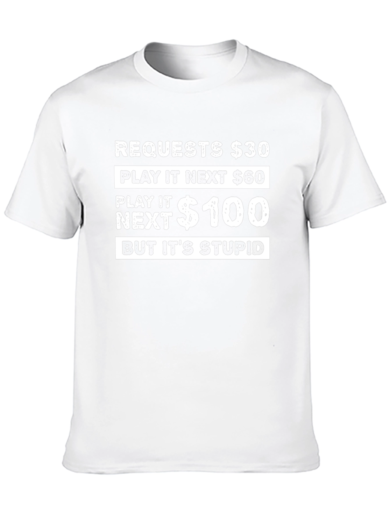 Camiseta Negra: ¡El Juego Estúpido!