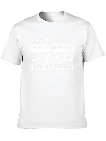 Camiseta Negra: ¡El Juego Estúpido!