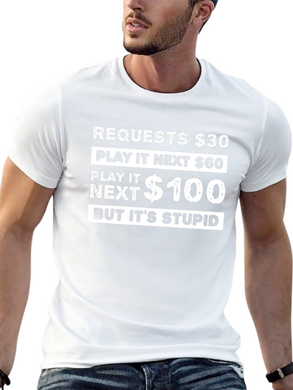 Camiseta Negra: ¡El Juego Estúpido!