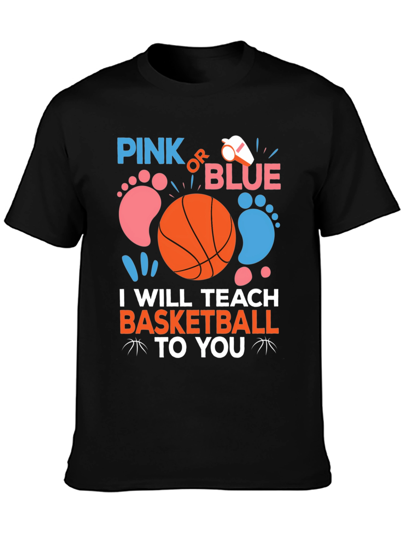 Camiseta Gender Reveal Baloncesto