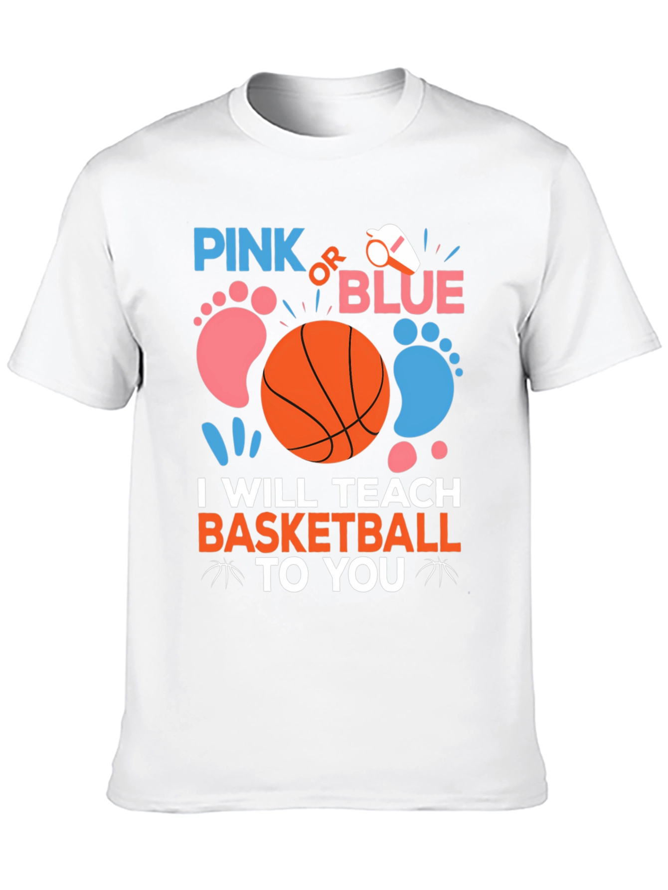 Camiseta Gender Reveal Baloncesto